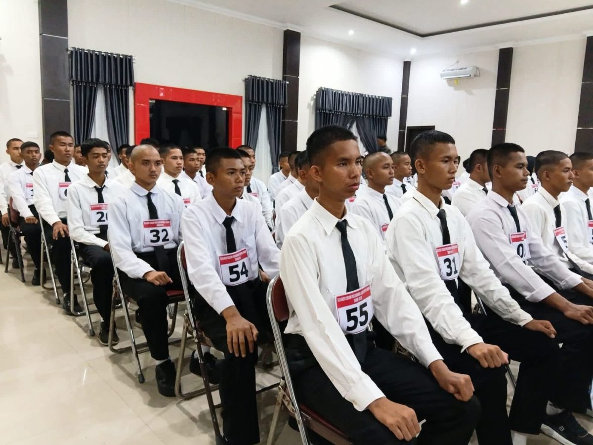Para Peserta Calon Paskibra Lingga | Foto : Zonamu/Ist