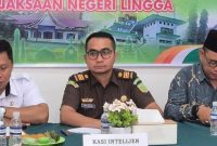 Kasi Intel Kejari Lingga saat melaksanakan Rapat PAKEM | Foto : Zonamu/Ist