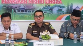 Kasi Intel Kejari Lingga saat melaksanakan Rapat PAKEM | Foto : Zonamu/Ist