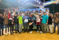 Ketua DPRD Lingga Maya Sari saat menutup turnamen volly | Foto : Zonamu/Ist