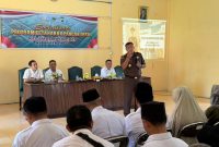 Kajari Lingga Rully Afandi S.H, M.H saat memberikan sosialisasi terkait ketahanan pangan | Foto : Zonamu/Ist