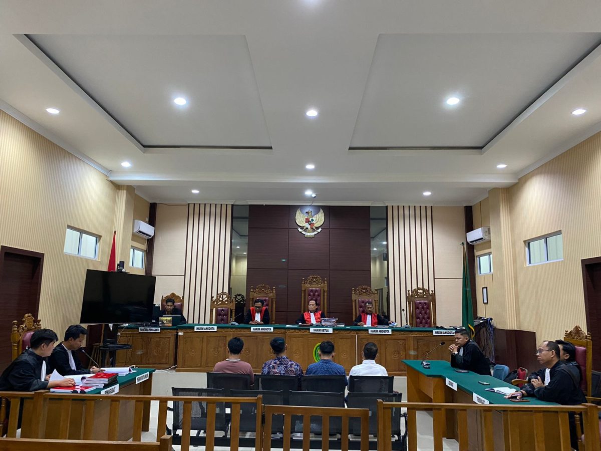 Sidang Kasus Korupsi Jembatan Marok Kecil di Tanjungpinang | Foto : Zonamu/Ist