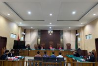Sidang Kasus Korupsi Jembatan Marok Kecil di Tanjungpinang | Foto : Zonamu/Ist