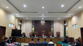 Sidang Kasus Korupsi Jembatan Marok Kecil di Tanjungpinang | Foto : Zonamu/Ist
