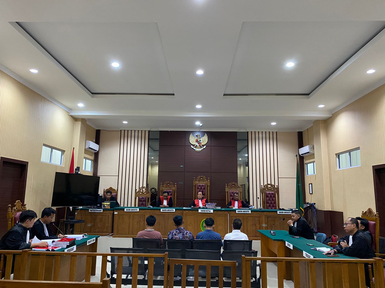 Sidang Kasus Korupsi Jembatan Marok Kecil di Tanjungpinang | Foto : Zonamu/Ist