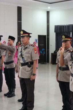 Rotasi Jabatan Polres Lingga, Kapolres Tekankan Profesionalitas