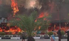 Kebocoran Gas Bakar Tiga Warung Joyoboyo Karimun