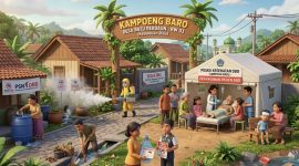 Ilustrasi wilayah terdampak DBD | Foto : Zonamu/AI