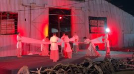 Persembahan tarian tin from Singkep Island | Foto : Zonamu/ist