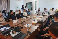 Rapat Pembentukan Forum Bandara Sehat di Bandara Dabo Singkep |  Foto : Zonamu/Wandi