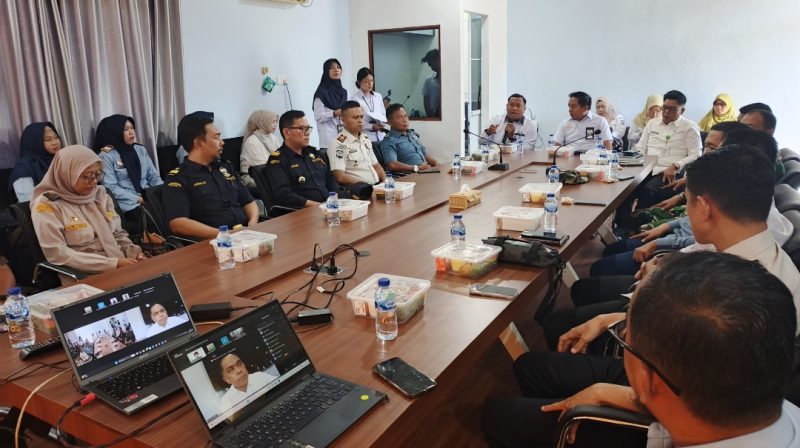 Rapat Pembentukan Forum Bandara Sehat di Bandara Dabo Singkep |  Foto : Zonamu/Wandi