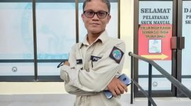 Ketua Ikatan Wartawan Online Kabupaten Karimun, Rusdianto | Foto: Zonamu/jms 