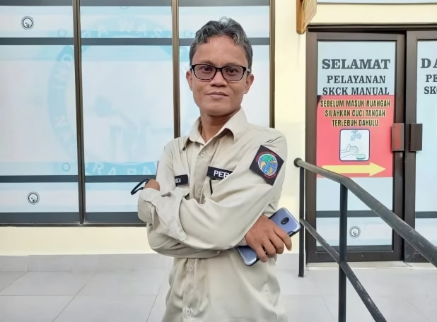 Ketua Ikatan Wartawan Online Kabupaten Karimun, Rusdianto | Foto: Zonamu/jms 