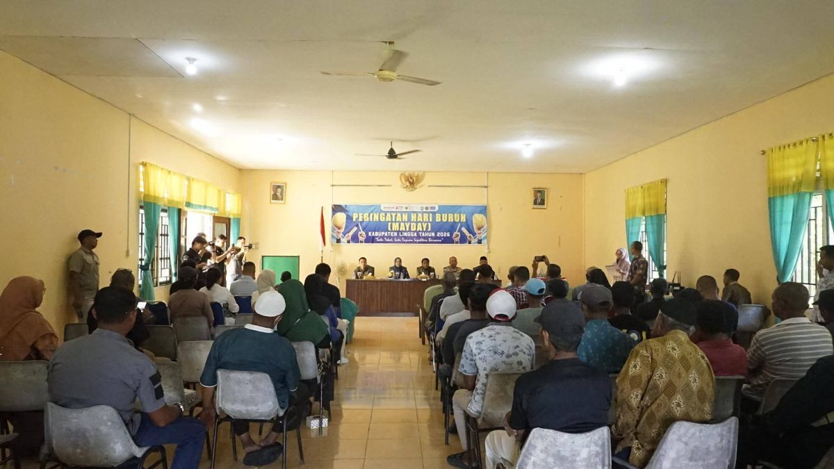 Pemkab Lingga Peringati May Day Perkuat Sinergi | Foto : Zonamu/Sahib