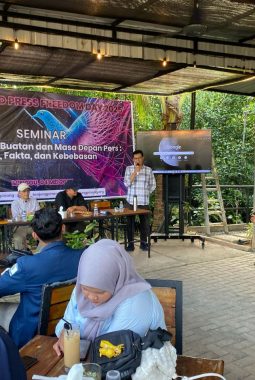 AJI Tanjungpinang Gelar Diskusi Kebebasan Pers di Penyengat