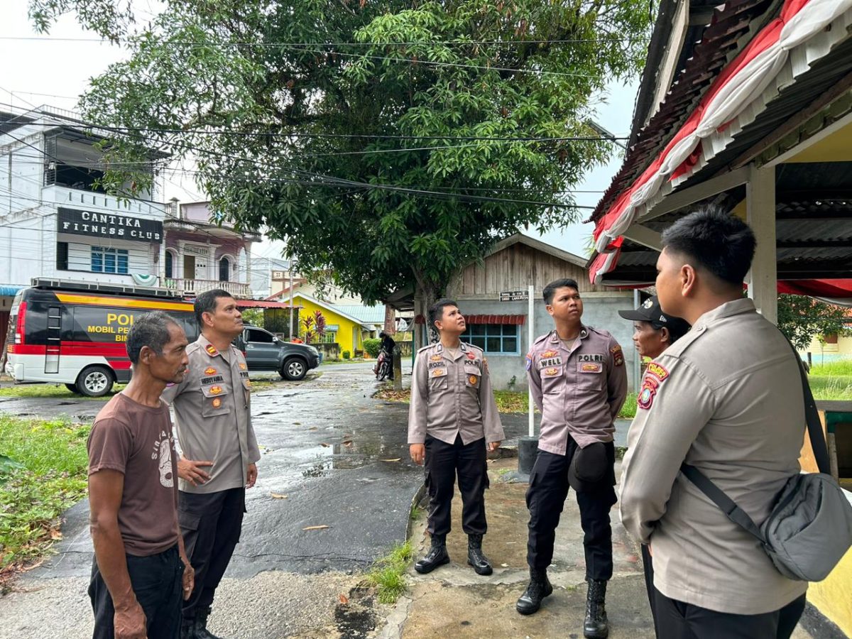 Polres Lingga Perkuat Kamtibmas Lewat Sambang Poskamling Dabo | Foto : Zonamu/Ist