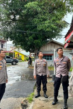 Polres Lingga Perkuat Kamtibmas Lewat Sambang Poskamling Dabo