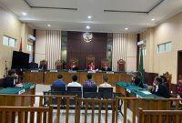 Sidang Putusan Kasus Jembatan Marok Kecil di PN Tanjungpinang | Foto : Zonamu/Ist
