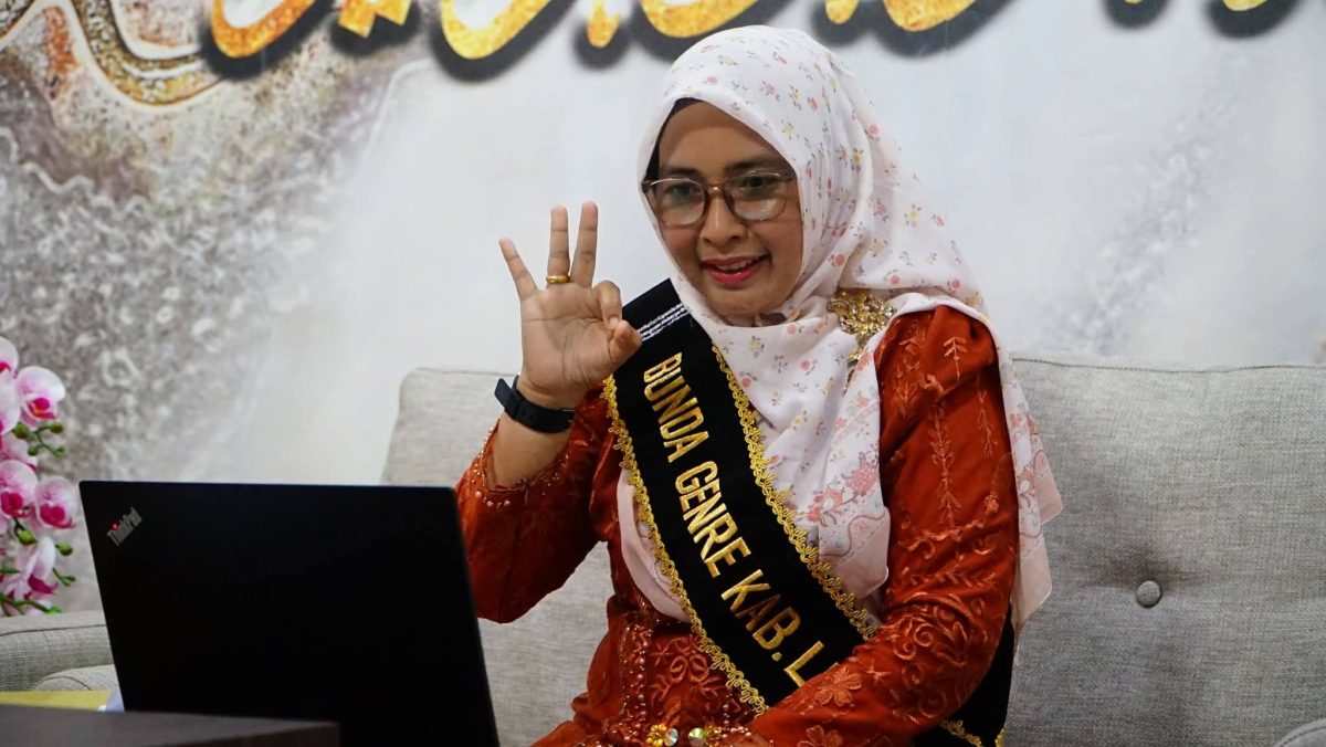 Bunda GenRe Maratusholiha Nizar | Foto : Zonamu/Diskominfo Lingga