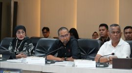 Pemkab Lingga saat melakukan rapat bersama BP Batam terkait air | Foto : Zonamu/Ist