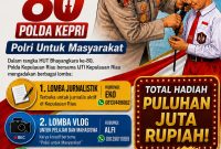 Sambut HUT Bhayangkara ke-80, Polda Kepri dan IJTI Gelar Perlombaan Berhadiah Puluhan Juta | Foto : Zonamu/Ist