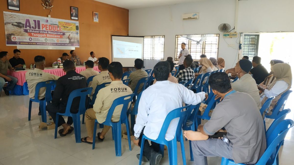 AJI Tanjungpinang saat melaksanakan dialog bersama BPBD terkait hewan buas | Foto : Zonamu/Ist