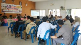AJI Tanjungpinang saat melaksanakan dialog bersama BPBD terkait hewan buas | Foto : Zonamu/Ist
