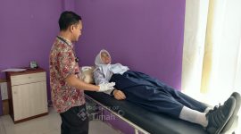 Peserta seleksi program Kelas Beasiswa PT Timah jalani tes kesehatan | Foto: Zonamu/Humas PT Timah
