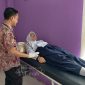 Peserta seleksi program Kelas Beasiswa PT Timah jalani tes kesehatan | Foto: Zonamu/Humas PT Timah