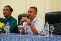 Plt. Kadisdikpora Lingga saat memberikan sambutan (Foto : Zonamu/Istimewa)