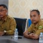 PLT. Kadisdikpora Lingga saat menghadiri rapat bersama terkait sekolah rakyat (Foto : Zonamu/Ist)