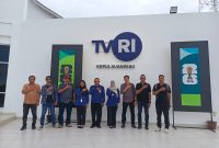AJI Tanjungpinang saat berkunjung ke kantor TVRI Kepri | Foto : Zonamu/Ist