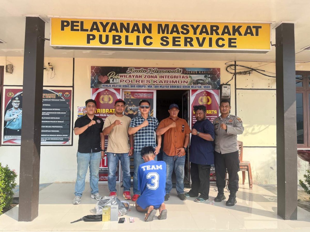 Polisi Ringkus Pelaku Pencurian di Karimun | Foto : Zonamu/Bustomi
