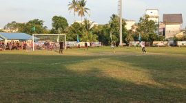 Tendangan Adu Penalty Tim Hore-hore kegawang PSDK | Foto : RRI/Wandi