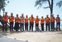 Landing Ceremony kabel bawah laut Nongsa Changi Cable (NCC) dihadiri Wakil Gubernur Kepri Nyanyang Haris Pratamura | Foto : Zonamu/Ist