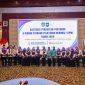 Pembina Kesekretariatan Posyandu Pusat Yane Adrian Bima Arya bersama Pembina Posyandu Provinsi Kepulauan Riau Dewi Kumalasari dalam kegiatan Asistensi Penguatan Posyandu Enam Bidang Standar Pelayanan Minimal (SPM) Tahun 2026 di Aula Wan Seri Beni, Dompak | Foto : Zonamu/Diskominfo Kepri