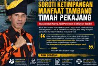 Ketua MPC PP Lingga Soroti Pertambangan Timah di Pulau Pekajang | Foto : Zonamu/Wandi