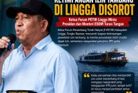 Forum PETIR Lingga Desak Presiden Evaluasi Izin Tambang PT CPM | Foto: Zonamu/Ist