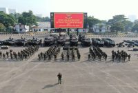Danpasmar 1 Pimpin Apel Kesiapan Latihan TNI Terintegrasi 2026 | Foto : Zonamu/Ist
