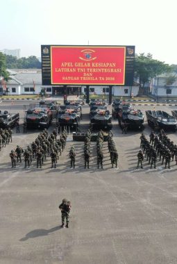 Danpasmar 1 Pimpin Apel Kesiapan Latihan TNI Terintegrasi 2026