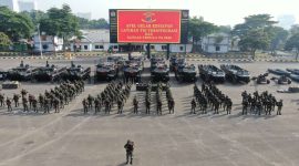 Danpasmar 1 Pimpin Apel Kesiapan Latihan TNI Terintegrasi 2026 | Foto : Zonamu/Ist