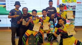 Jujitsu Lingga saat mengikuti Poprov di Kabupaten Bintan empat tahun lalu | Foto : Zonamu/Wandi