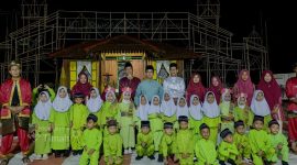 PT Timah kembali menunjukkan komitmennya dalam mendukung syiar Islam dan pembinaan generasi muda melalui gelaran MTQ Desa Sawang Laut, Kabupaten Karimun | Foto: Zonamu/Humas PT Timah
