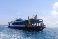 Kapal Hisap PT CPM di Desa Pekajang | Foto : Zonamu/Ist