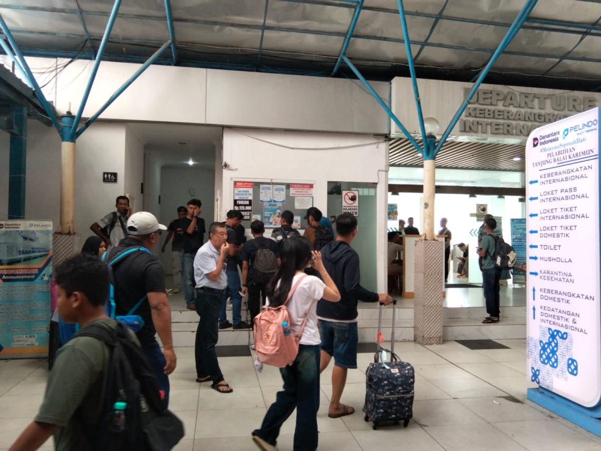 Suasana Pelabuhan Penumpang Kabupaten Karimun | Foto: Bustomi