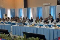 Wabup Lingga saat mengikuti rapat bersama Menko Polkam | Foto : Zonamu/Ist
