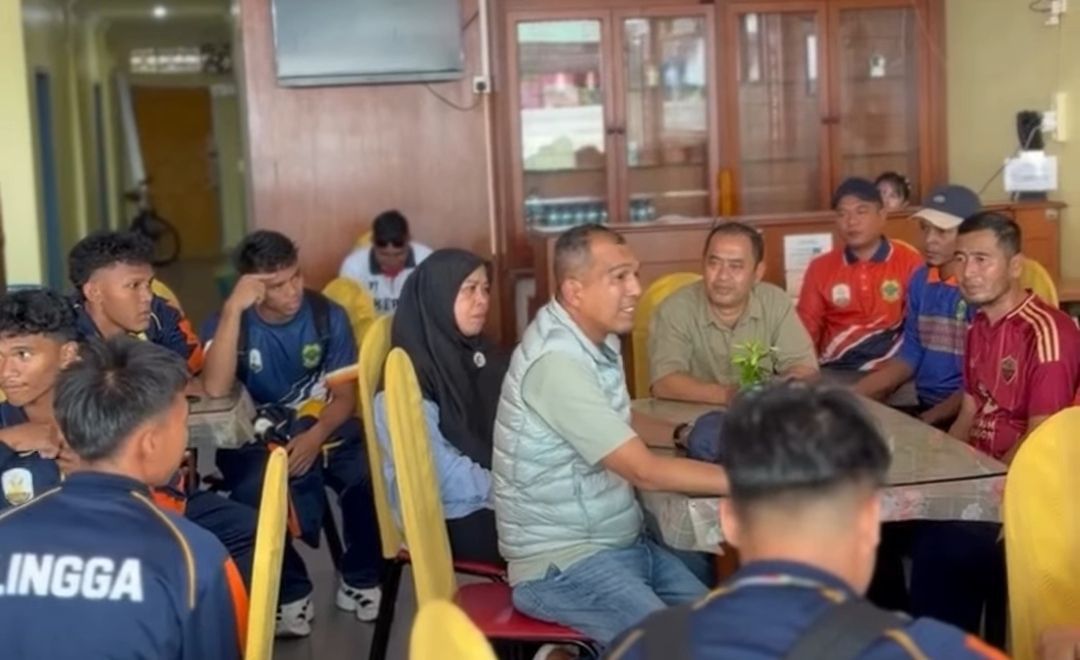 Wabup Sambangi Atlet POPDA | Foto : Zonamu/Ist