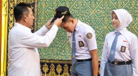 Dua Pelajar Kepri Lolos Paskibraka Nasional, Gubernur Ansar Lepas ke Jakarta | Foto : Zonamu/Diskominfo Kepri