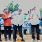 Gubernur Ansar saat melakukan peletakan batu pertama pembangunan dua SMK Negeri di Batam | Foto : Zonamu/Diskominfo Kepri