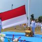 Tiga Pengibar bendera merah putih sukses menjalankan tugas | Foto : Zonamu/Wandi